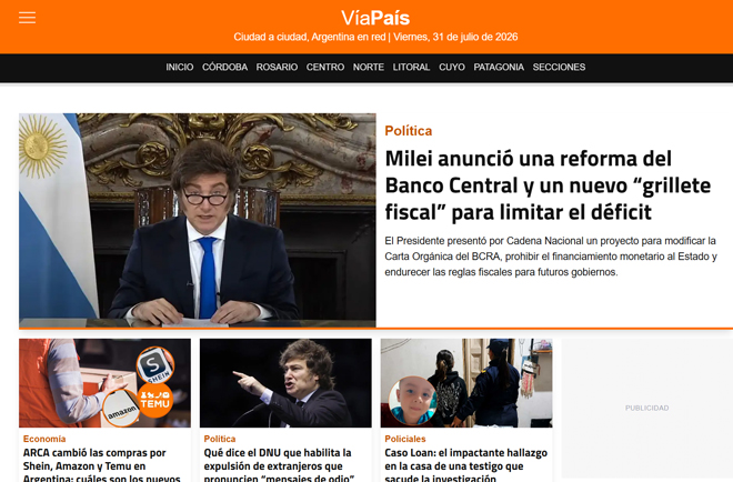 Vía País