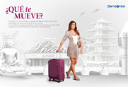 Lanzan primera campaña de Samsonite para América Latina
