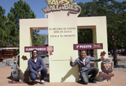 Acción de Temaikén con Paoloski y Queijeiro
