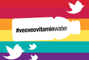 Novedosa acción en Twitter de Human para vitaminwater