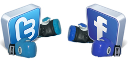 Twitter comienza a ganar a Facebook en las empresas