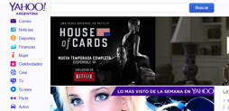 Yahoo Argentina lanzó su nueva Homepage