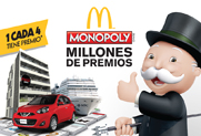 The Marketing Store Argentina desarrolla la promoción McDonald’s Monopoly