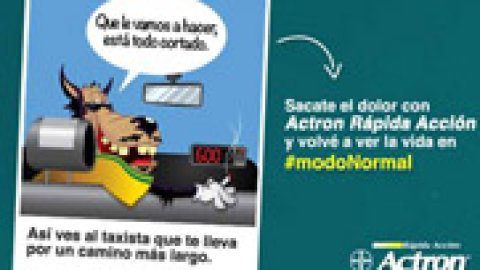 Actron de Bayer lanza una acción en las redes sociales creada por mascoco