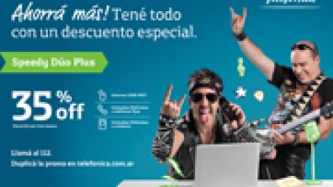 Telefónica lanza campaña integral del servicio Speedy Duo Plus