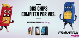 Campaña de Nacho Pedemonte para los Dual Chip de Fravega