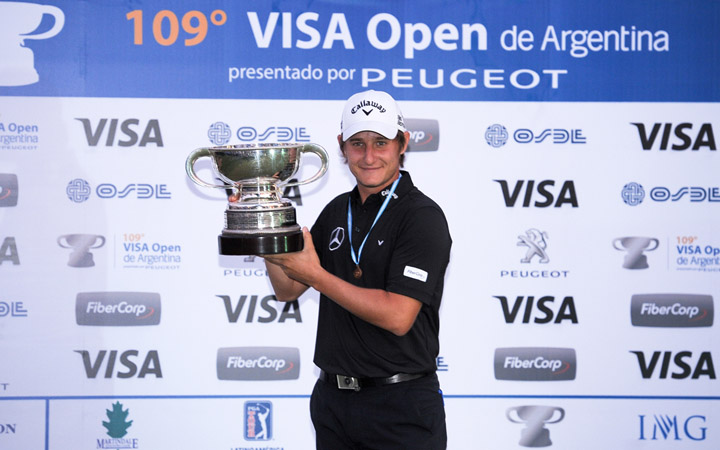 Peugeot presenta al ganador del 109ª Visa Open Argentina