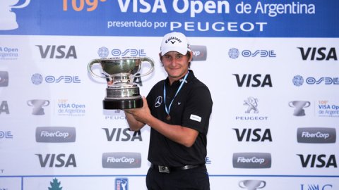 Peugeot presenta al ganador del 109ª Visa Open Argentina