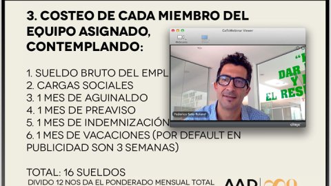 La AAP realizó un webinar sobre remuneración de agencias