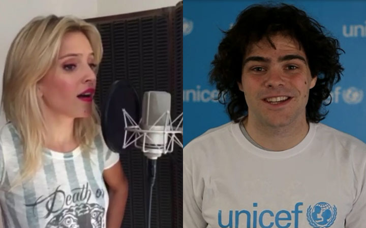 Luisana Lopilato y Peter Lanzani se suman a campaña de UNICEF