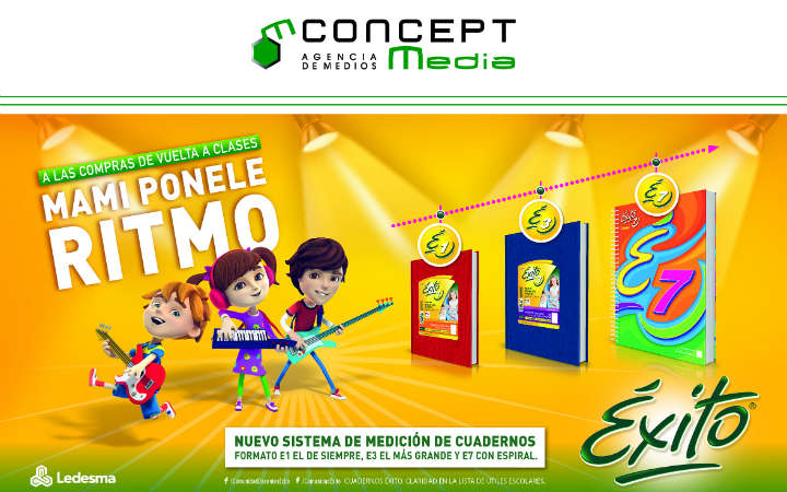 Ledesma eligió a Concept Media para la campaña “Vuelta al cole”