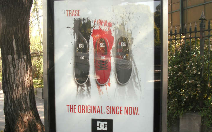 La campaña de DC Shoes en pantallas de Wall Street
