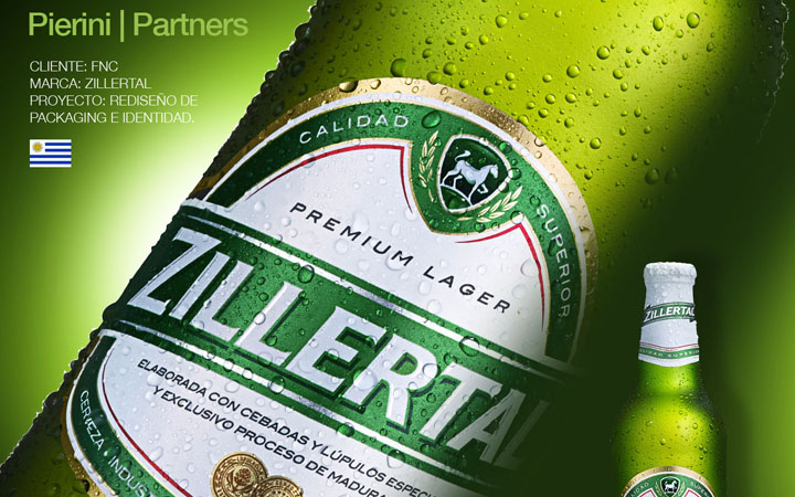 Zillertal con packaging creado por Pierini