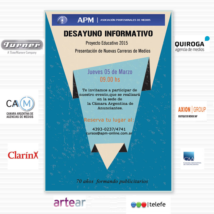 APM realizará un Desayuno Informativo