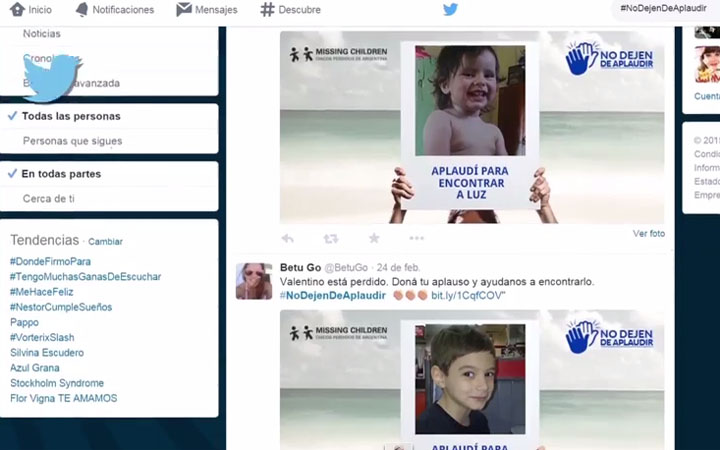 “No dejen de aplaudir”, el caso de FWK y Nextperience para Missing Children