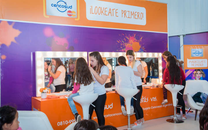 Acción de Tarjeta Cencosud en el show de despedida de Violetta