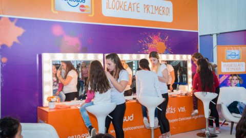 Acción de Tarjeta Cencosud en el show de despedida de Violetta