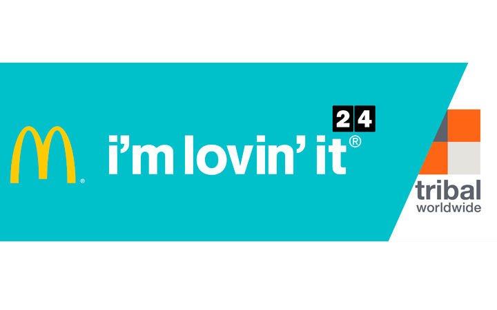 "Im lovinit24" acción de Tribal para Mc Donald´s