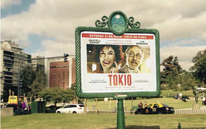 Sarmiento en la promoción de la película “Tokio”
