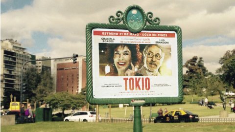 Sarmiento en la promoción de la película “Tokio”