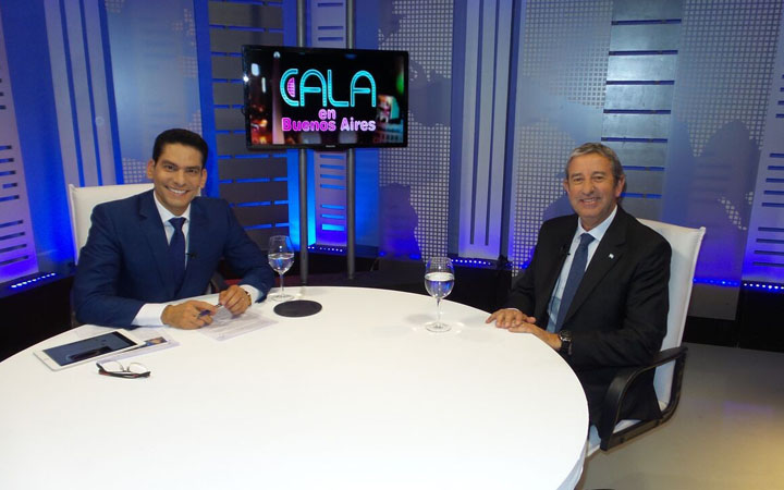 Ismael Cala está en Buenos Aires grabando su programa Cala