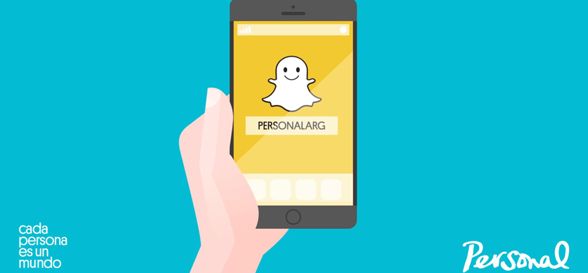 Personal lanza la primera acción en la red social Snapchat