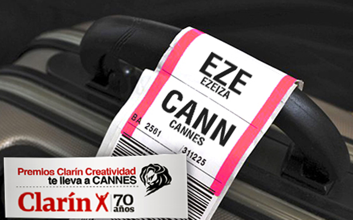 Los Premios Clarín Creatividad te llevan a Cannes