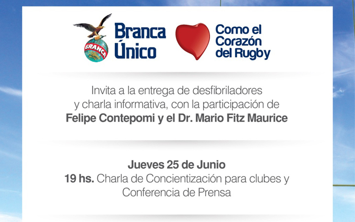 Fernet Branca presenta "Branca Único como el corazón del Rugby" en Mendoza