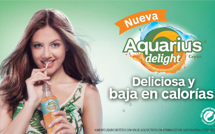 Campaña de David para Aquarius delight