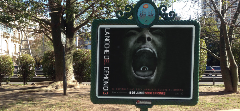 Sarmiento en la promoción de “La Noche del Demonio Capítulo 3”