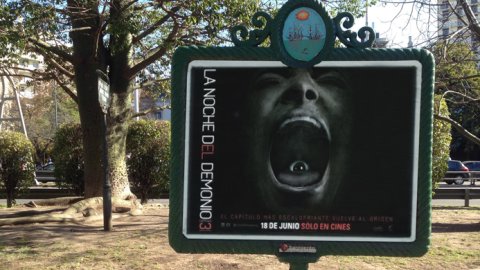 Sarmiento en la promoción de “La Noche del Demonio Capítulo 3”
