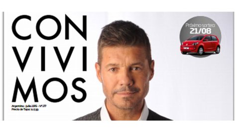 Marcelo Tinelli, el gran malabarista, en la tapa de Convivimos