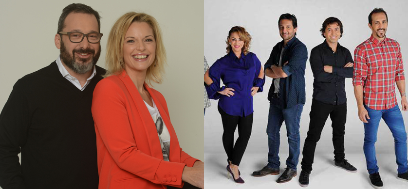 Con dos estrenos, cambian las mañanas de la TV