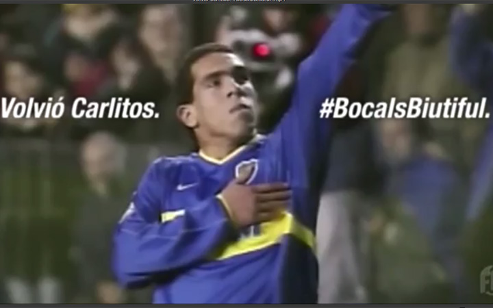 Amén a cargo de la pieza "Boca Is Biutiful"