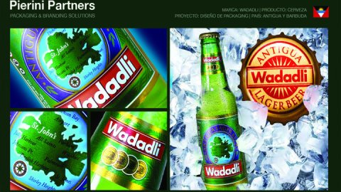 Pierini Partners renovó Wadadli, la cerveza de la isla Antigua
