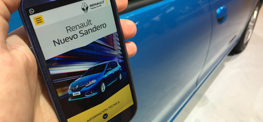 Mobext y Renault implementaron ibeacons en el salón del automóvil