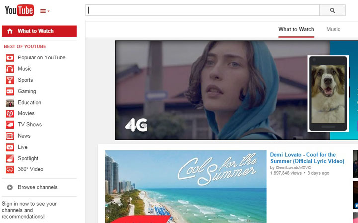 Wunderman y Movistar con un banner interactivo en YouTube