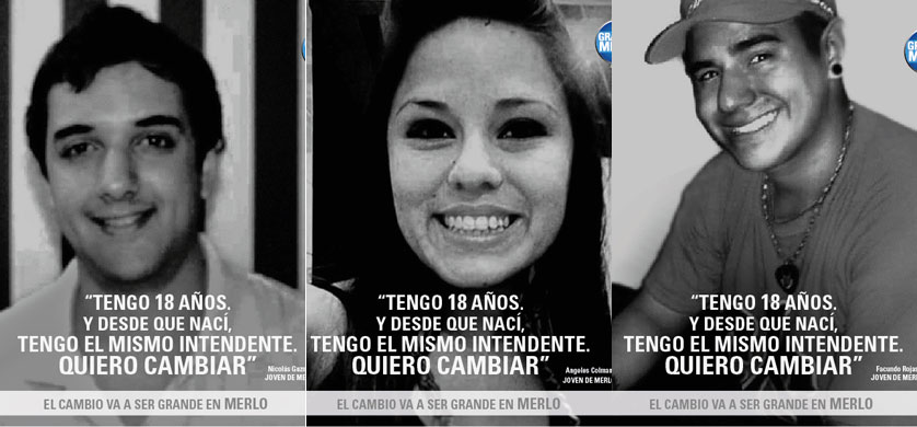 Amén desarrolló una campaña para las elecciones en Merlo