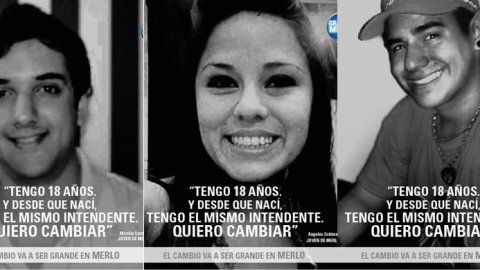 Amén desarrolló una campaña para las elecciones en Merlo