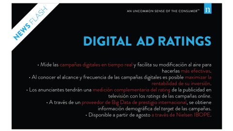 Nielsen anuncia el lanzamiento de Digital Ad Ratings en México