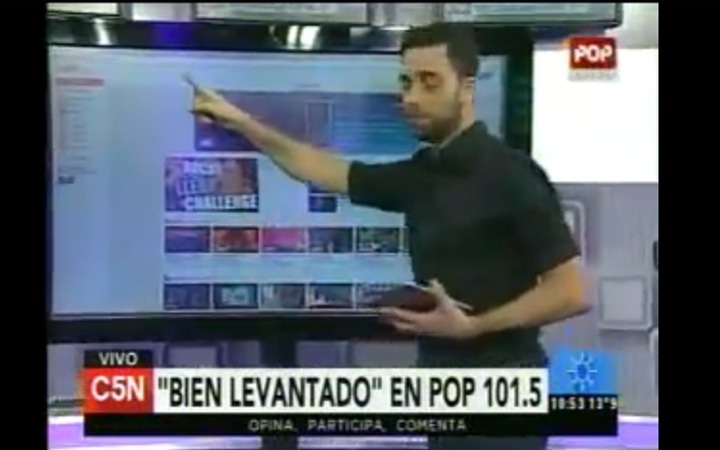 Acción en C5N y Pop con el 4G de Movistar