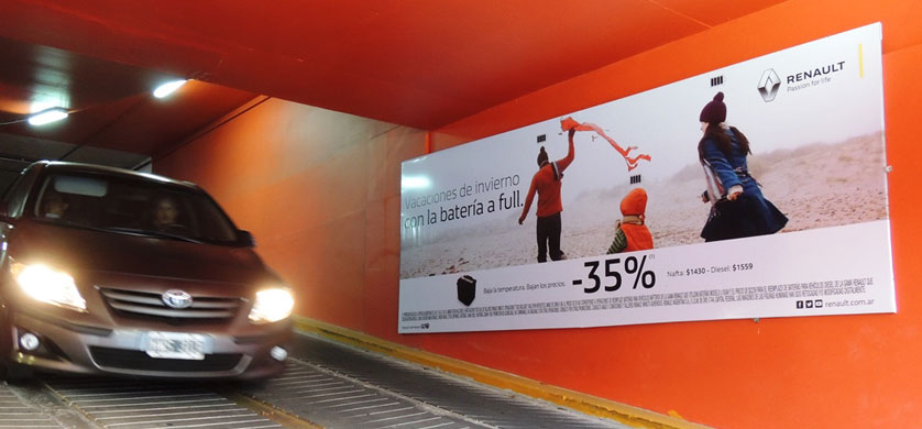 Resting Car celebra el invierno en Parques y shopping