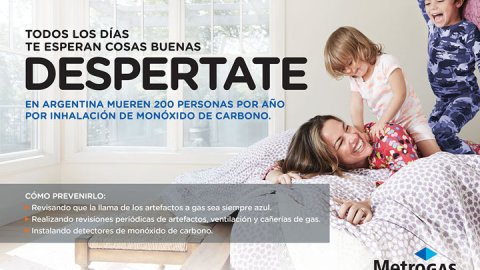 MetroGAS lanza su campaña de prevención junto a Liebre Amotinada