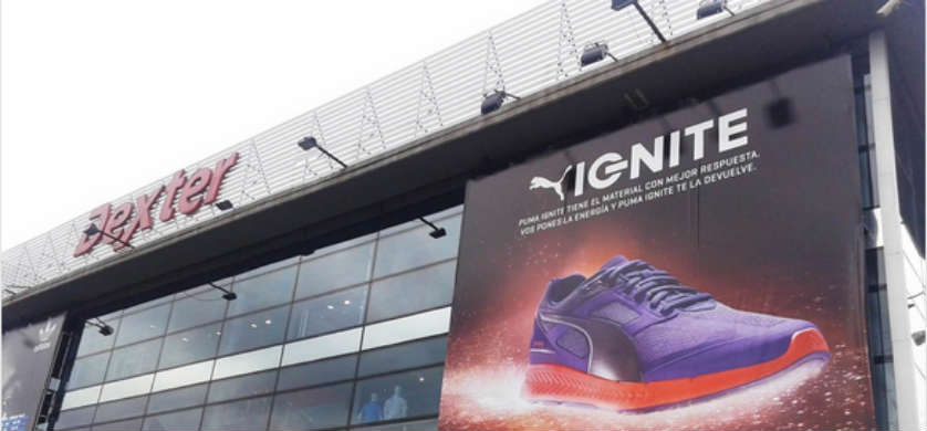 Pesgráfica fue elegido por Puma para la decoración de sus locales