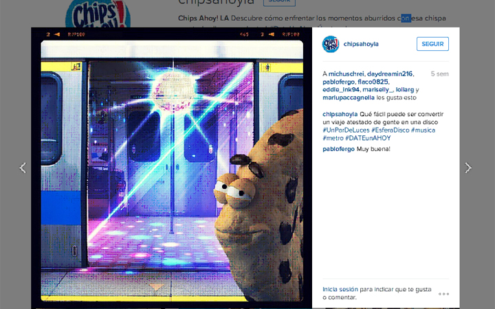 WebAr Interactive a cargo de Chips Ahoy! de Mondelez