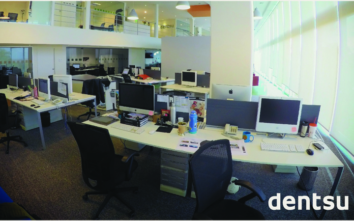 Dentsu creó un innovador aviso interactivo