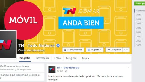 Las principales cuentas en las redes sociales de argentina