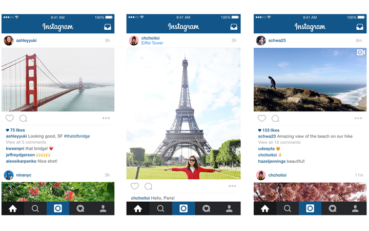 Instagram lanza nuevas opciones de formato para fotos y videos