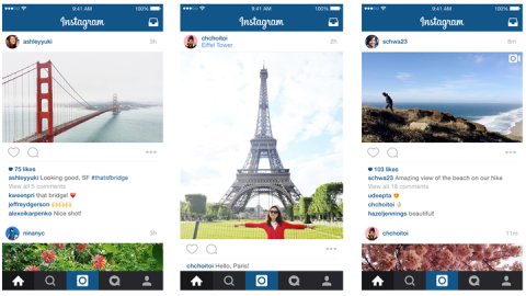 Instagram lanza nuevas opciones de formato para fotos y videos