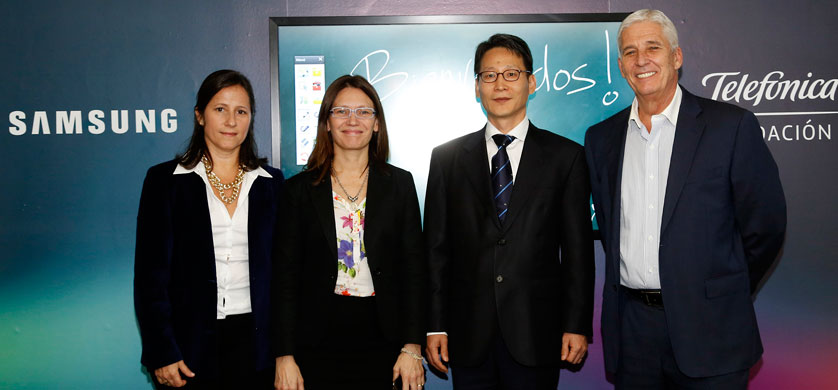 Fundación Telefónica y Samsung capacitarán docentes